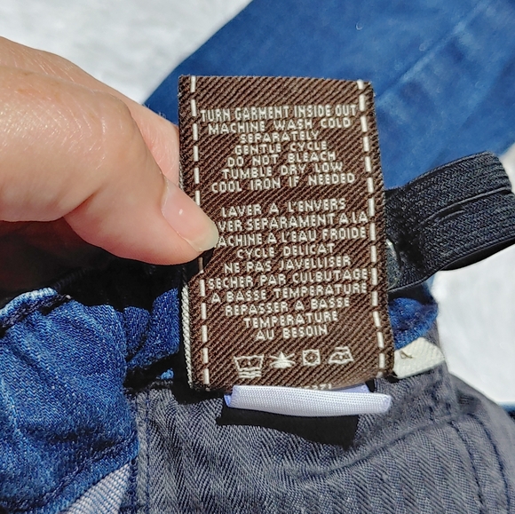 7 For All Mankind Adjustable Waist Blue Jeans Sz 4 - Picture 6 of 7